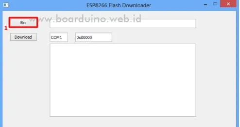 Gambar 3.6 Software ESP 8266 Flash Downloader 