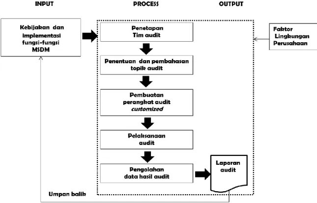 Gambar 2. Sistem audit MSDM model GSA  (Susilo, 2011) 