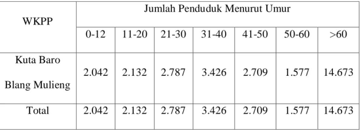 Tabel 1. Jumlah penduduk menurut Pekerjaan di Kecamatan Suka Makmue tahun  2010 