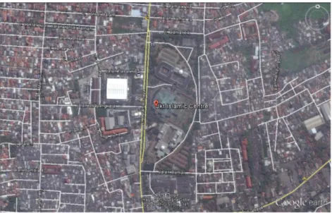 Gambar 2.8 Lokasi Site Jakarta Islamic Center  Sumber: http://googlemaps.co.id 