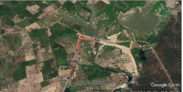 Gambar 1.  Lokasi Penelitian (Teteinea  Jaya   Kecamatan  Lalembuu Kab.Konawe Selatan)  Sumber: Google Earth  