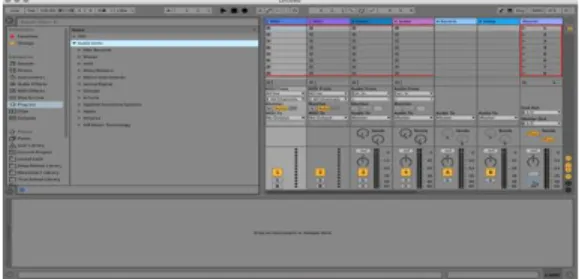 Gambar 5. DAW Ableton Dibuka 