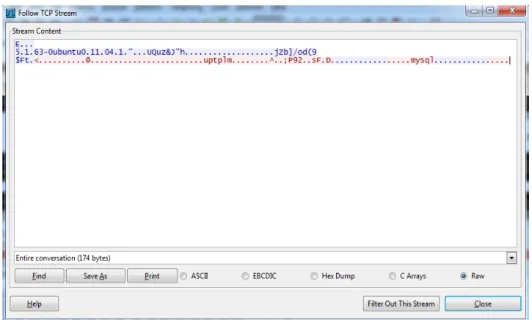 Gambar 15. Data yang Tertangkap Wireshark Saat Ditransminsikan Tanpa Mengunakan SSL