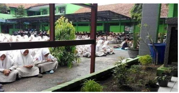 Gambar 4.2 pelaksanaan kegiatan Istigotsah yang berlangsung 