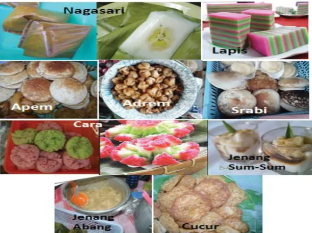 Gambar 2. Jenis Makanan Tradisional yang Terbuat dari Tepung Beras