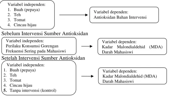 Gambar 1 Variabel penelitian yang digunakan  2.  Model yang Digunakan 