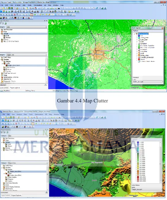 Gambar 4.4 Map Clutter 