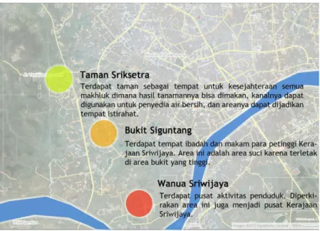 Gambar 13 Archaeological landscape peninggalan Kerajaan Sriwijaya 