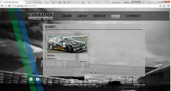 Gambar 7 Halaman Event 