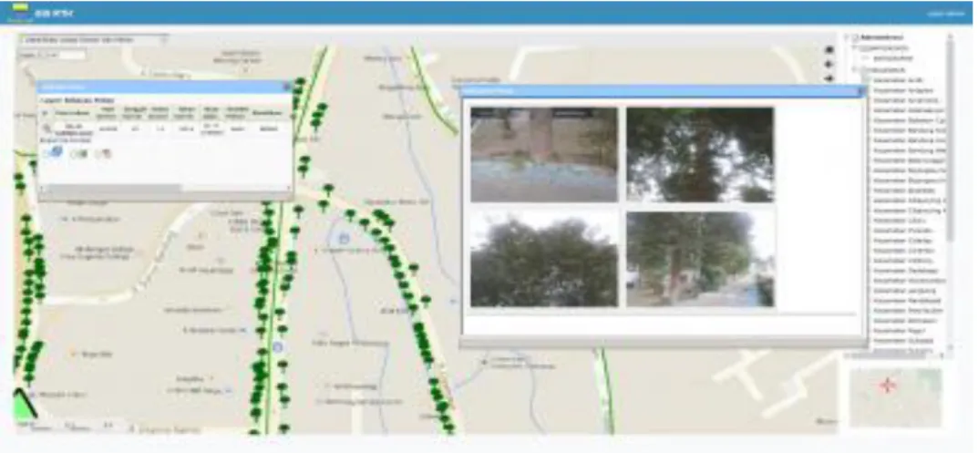 Gambar 4.11  Website GIS RTH 