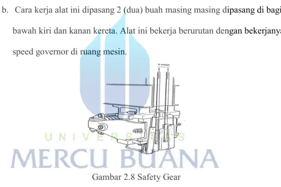 Gambar 2.8 Safety Gear 