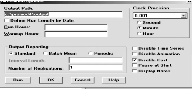 Gambar 2.10 Tampilan dari elemen Simulation Options 