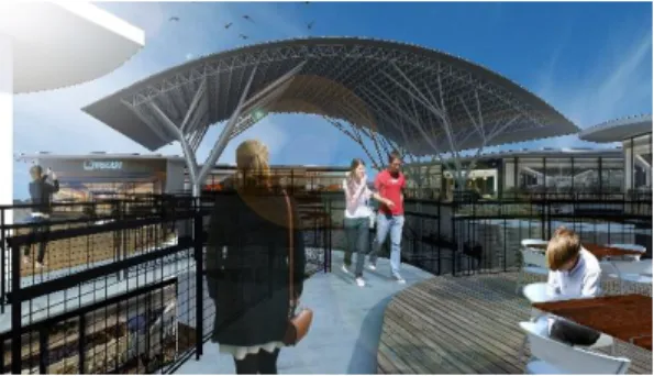 Gambar 6. Desain Sky Bridge 