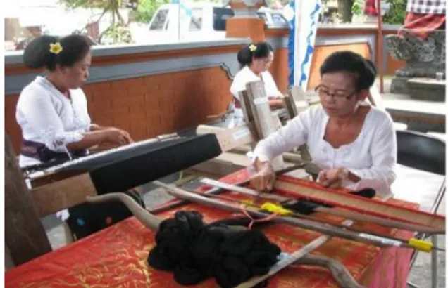 Gambar 2.8 Alat Tenun Cagcag merupakan alat tenun tradisional pertama di Bali. 