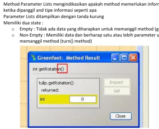 Gambar 11 Method Parameter list 