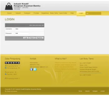 Gambar 4 Proses Login Customer.