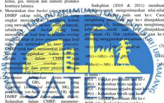 Gambar 5 Langkah-langkah Pendekatan CMRP  Sadeghian  (2010  &amp;  2011)  membuat  formulasi  untuk  mengestimasikan  nilai-nilai  parameter  tersebut  pada  saat  ke-t