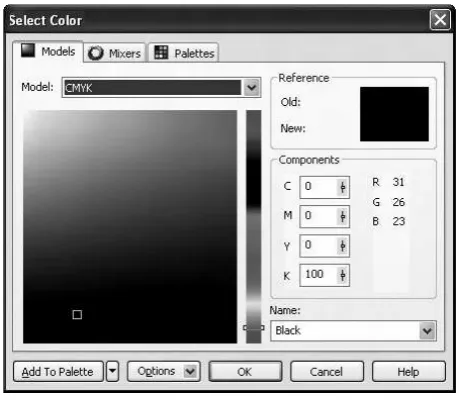 Gambar 1.14. Kotak dialog Select Color