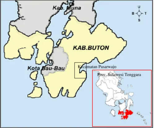 Gambar III.1 Wilayah Kabupaten Buton 