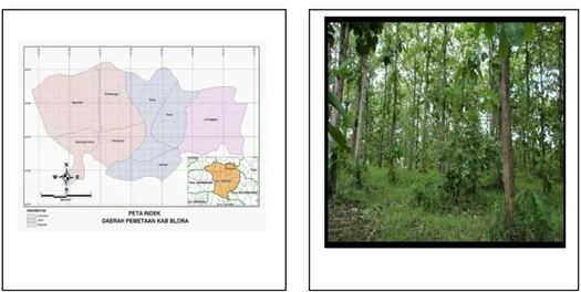 Gambar 2. Peta Blok Hutan Rakyat  Gambar 3. HR Blora 