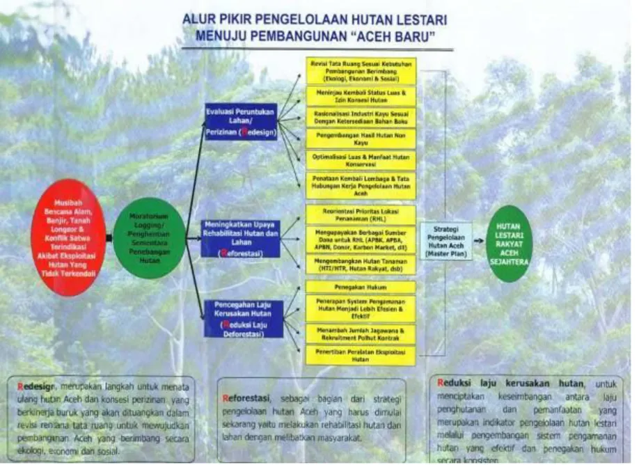 Gambar 1. 4 Skema Pengelolaan Hutan Berkelanjutan di Aceh  