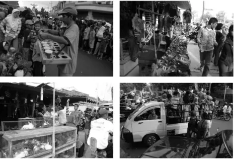 Gambar 9. Berbagai Kegiatan Ekonomi dalam Perayaan Grebeg Suro 