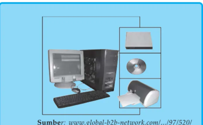 Gambar 1.1 Berbagai peralatan teknologi informasi dan komunikasi