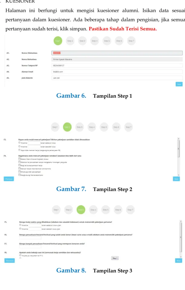 Gambar 6. Tampilan Step 1 