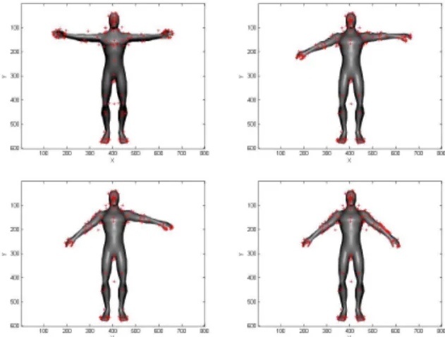 Gambar 7: Pose Model Manusia yang Digunakan