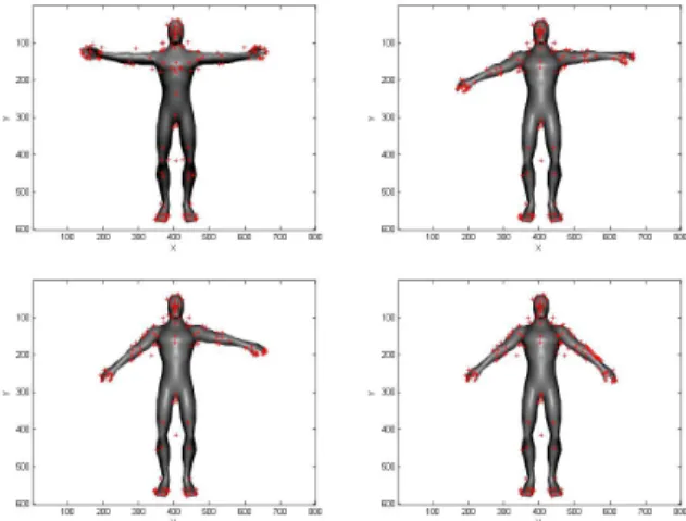 Gambar 7: Pose Model Manusia yang Digunakan