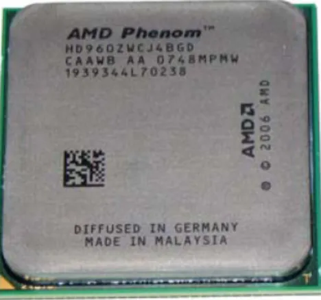 Tabel 2. Daftar prosesor Phenom X4 nama core Agena (B2 &amp; B3) 