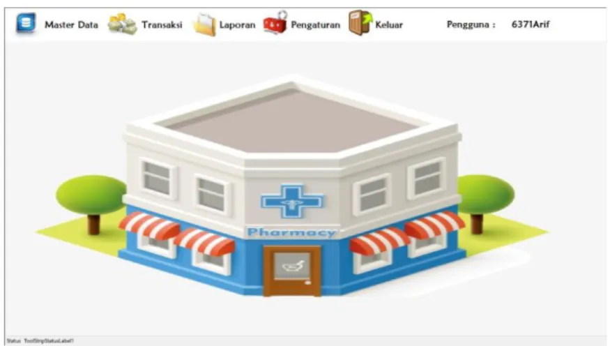 Gambar 14   Form Menu Utama 