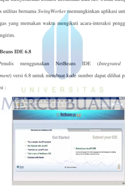 Gambar 2.2  NetBeans IDE 6.8 