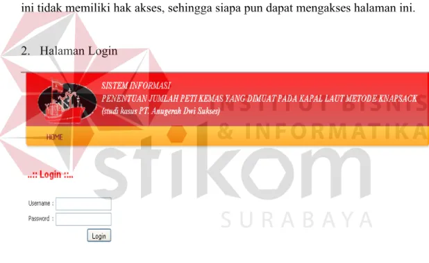 Gambar 4.2 Halaman Login