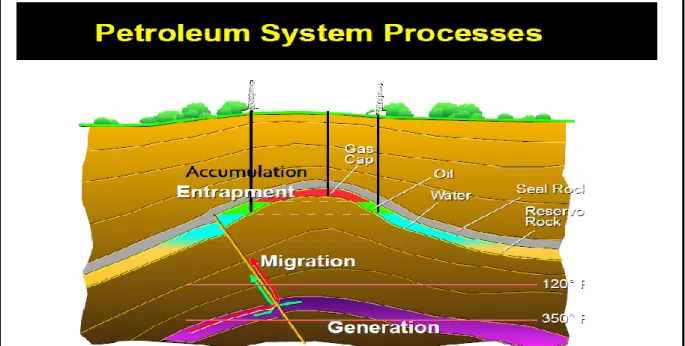 Gambar 1 Petroleum System pada suatu Cekungan Migas