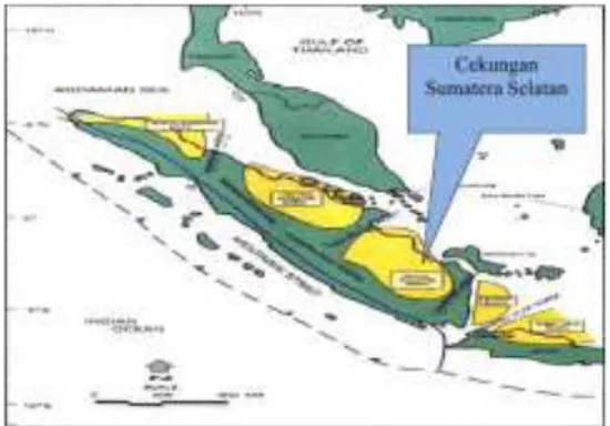 Gambar 2.1 Cekungan Sumatera Selatan9 