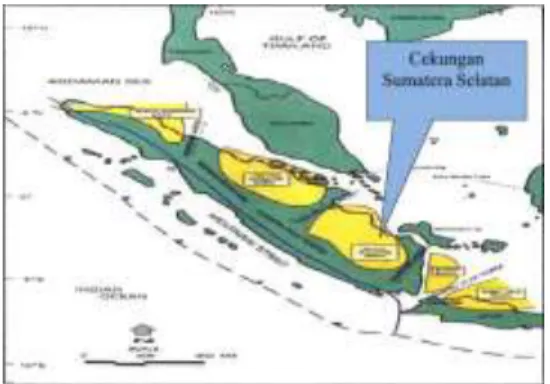 Gambar 2.1 Cekungan Sumatera Selatan9 