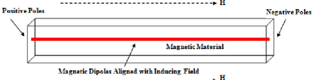 Gambar 3.1. Induksi magnetik pada medium (Robinson and Coruh, 1988). 