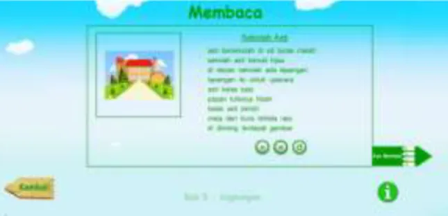 Gambar 36 Tampilan Menu Membaca 
