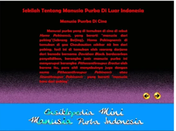 Gambar 4.8 Tampilan Menu Manusiapurba Luar Indonesia 