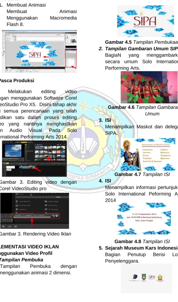 Gambar  3.  Editing  video  dengan  Corel VideoStudio pro 