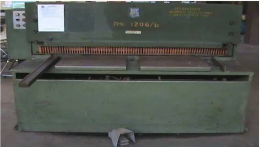 Gambar 5. Mesin Potong Guillotine 