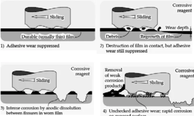 Gambar 10. Ilustrasi dari proses subsurface pertumbuhan  retak [3]. 