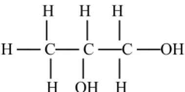 Gambar 7. Struktur propilen glikol (Weller, 2006) 