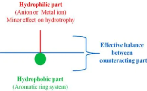 Gambar 2. Struktur hidrotrop (Nidhi, 2011) 
