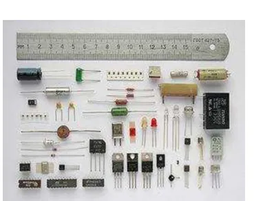 Gambar 5. Contoh komponen elektronika