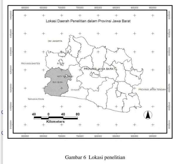 Gambar 6  Lokasi penelitian 