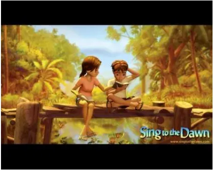 Gambar 1.9 : “Meraih Mimpi “ film animasi 3D Indonesia pertama yang ditayangkan di layar lebar