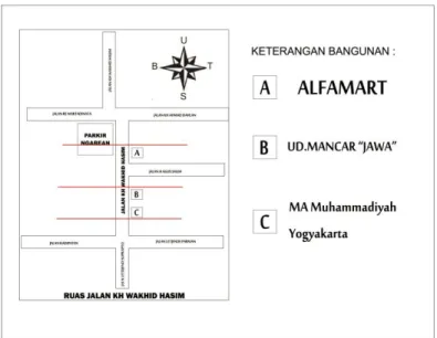Gambar 4.1 Ruas jalan KH Wakhid Hasyim 