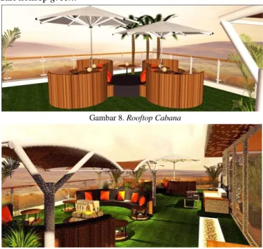 Gambar 8. Rooftop Cabana 